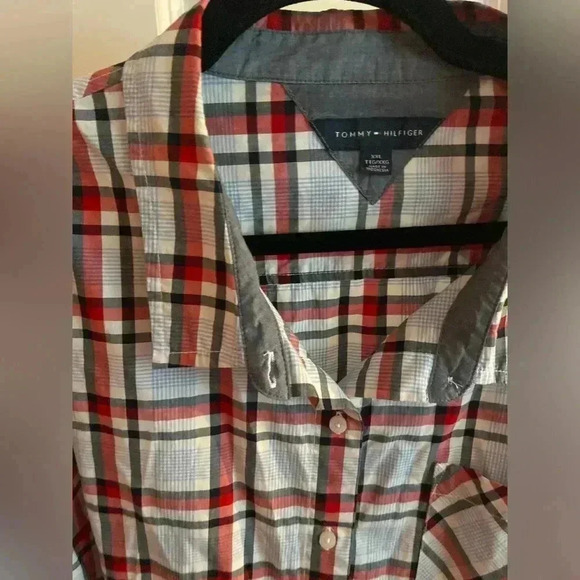 Tommy Hilfiger Men’s XXL Plaid Button Down - Picture 5 of 7